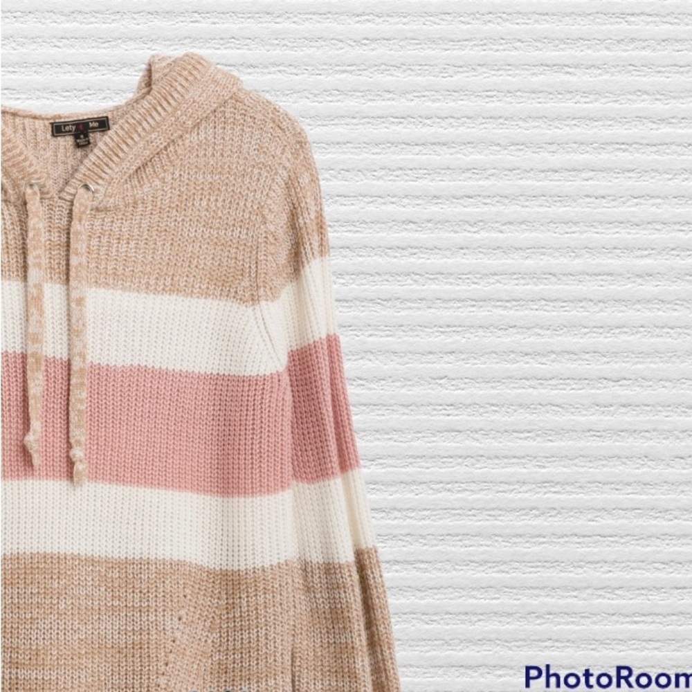Colorblock hooded pullover - Picture 3 of 4